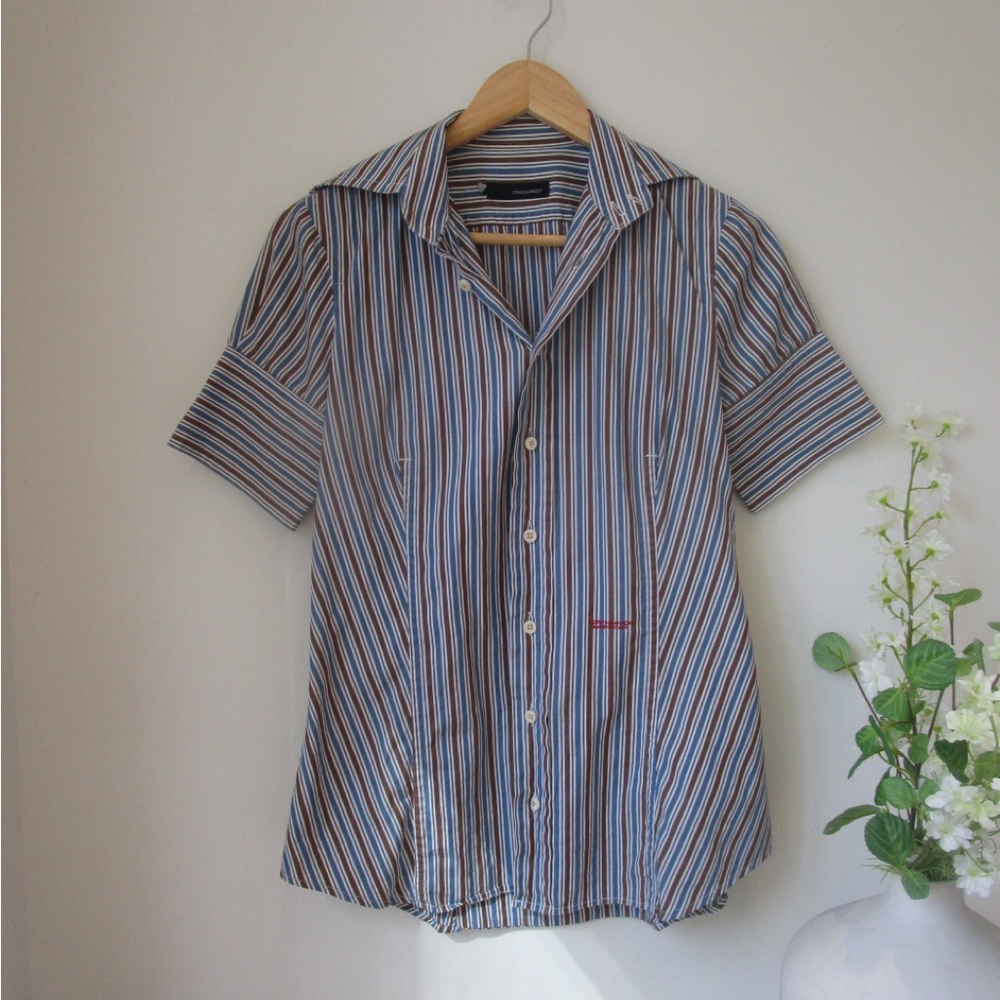 DSQUARED2 Multicolor Striped Shirt